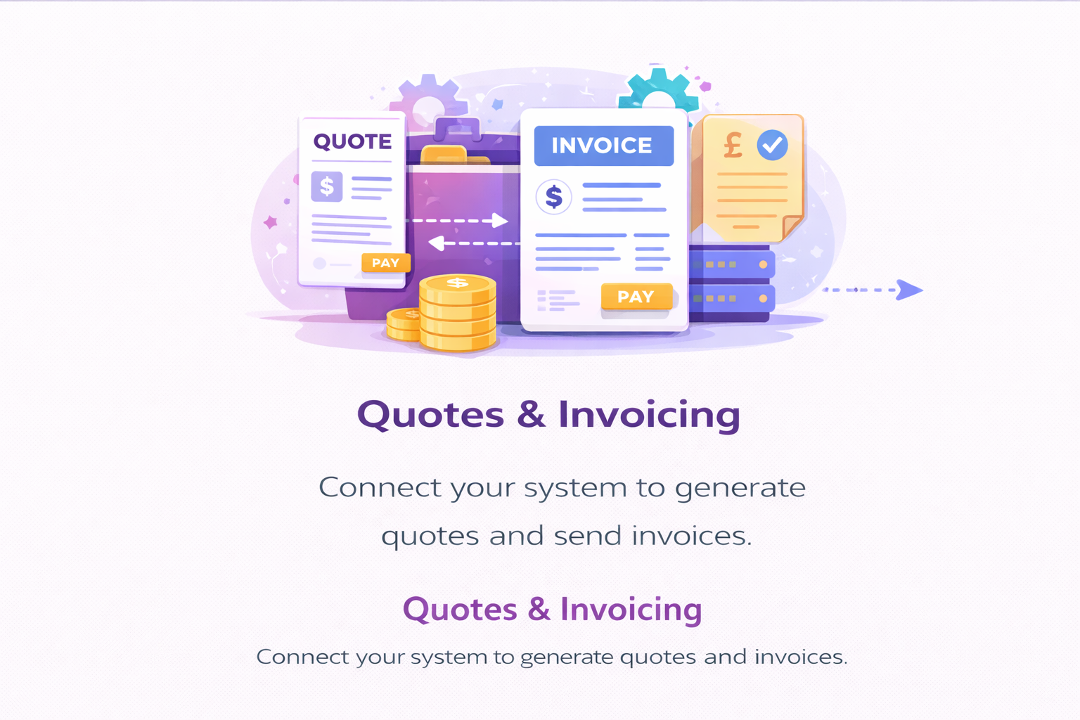 Business system connections