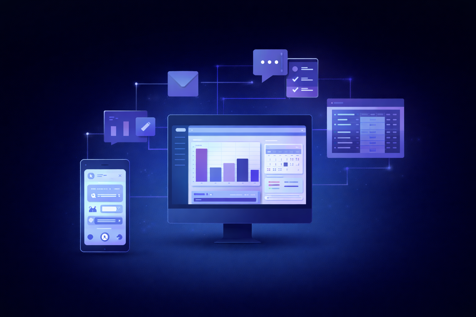 Event management dashboard interface design