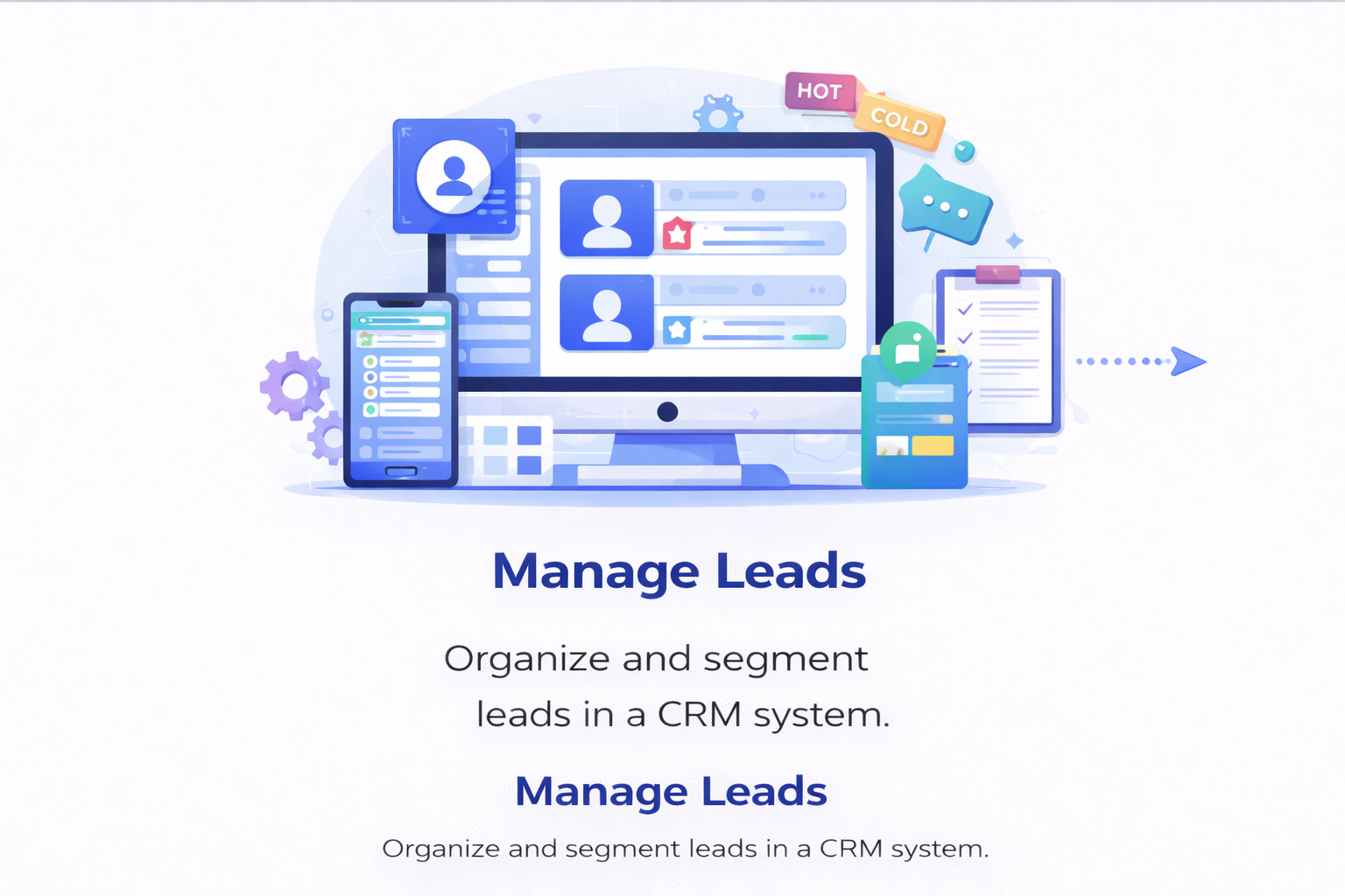 Organising and segmenting leads in CRM